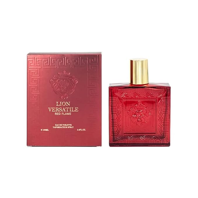 Lion Versatile Cologne for Men (3.4oz/100ml x 3pcs),Fresh, Aromatic, Woody & Oriental Scent for Men Edt, (Pack of 3)